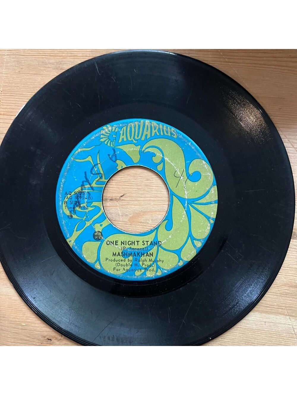 Mashmakhan - One Night Stand/Dance a Little Step 45rpm VG+ R18